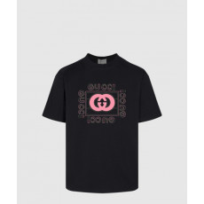 구찌 프린트 면 티셔츠