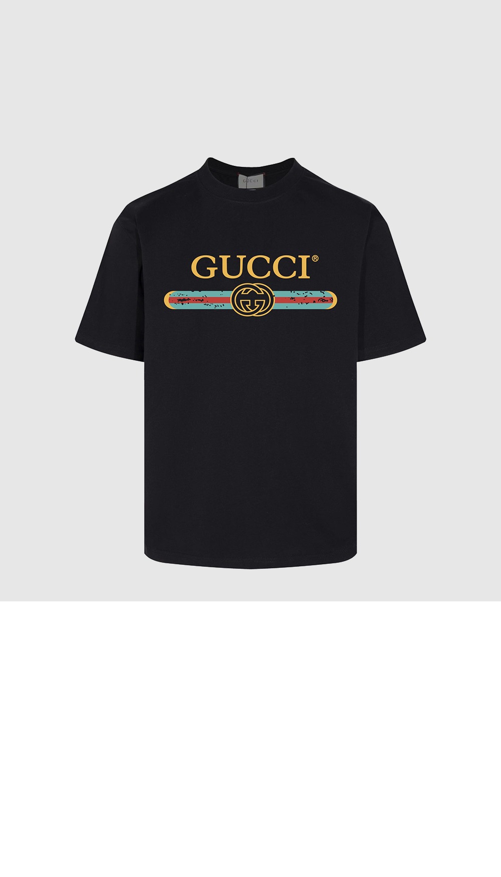 구찌 로고 프린트 반팔