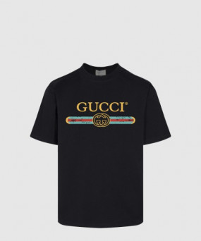 구찌 로고 프린트 반팔