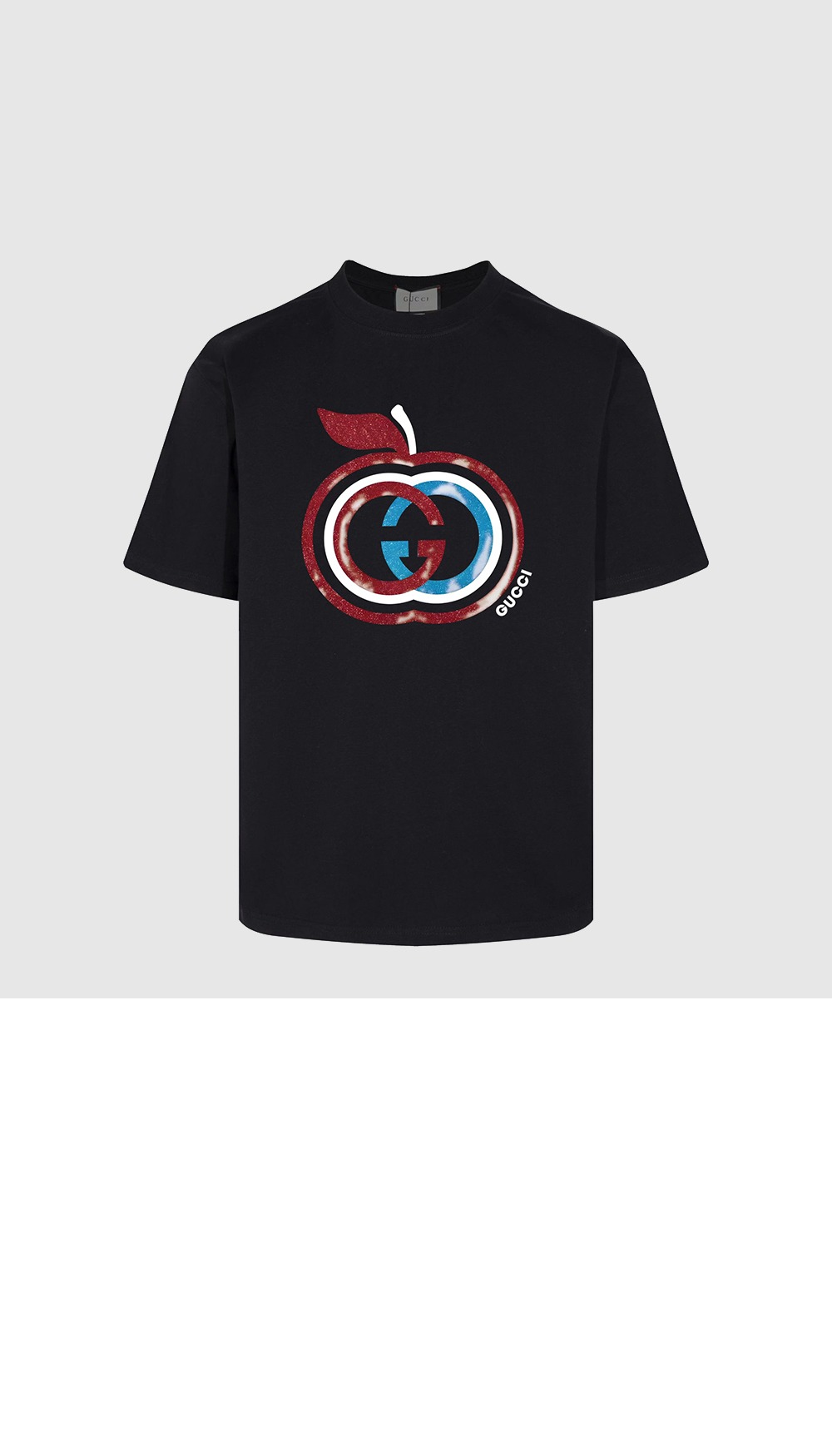 구찌 프린트 면 티셔츠