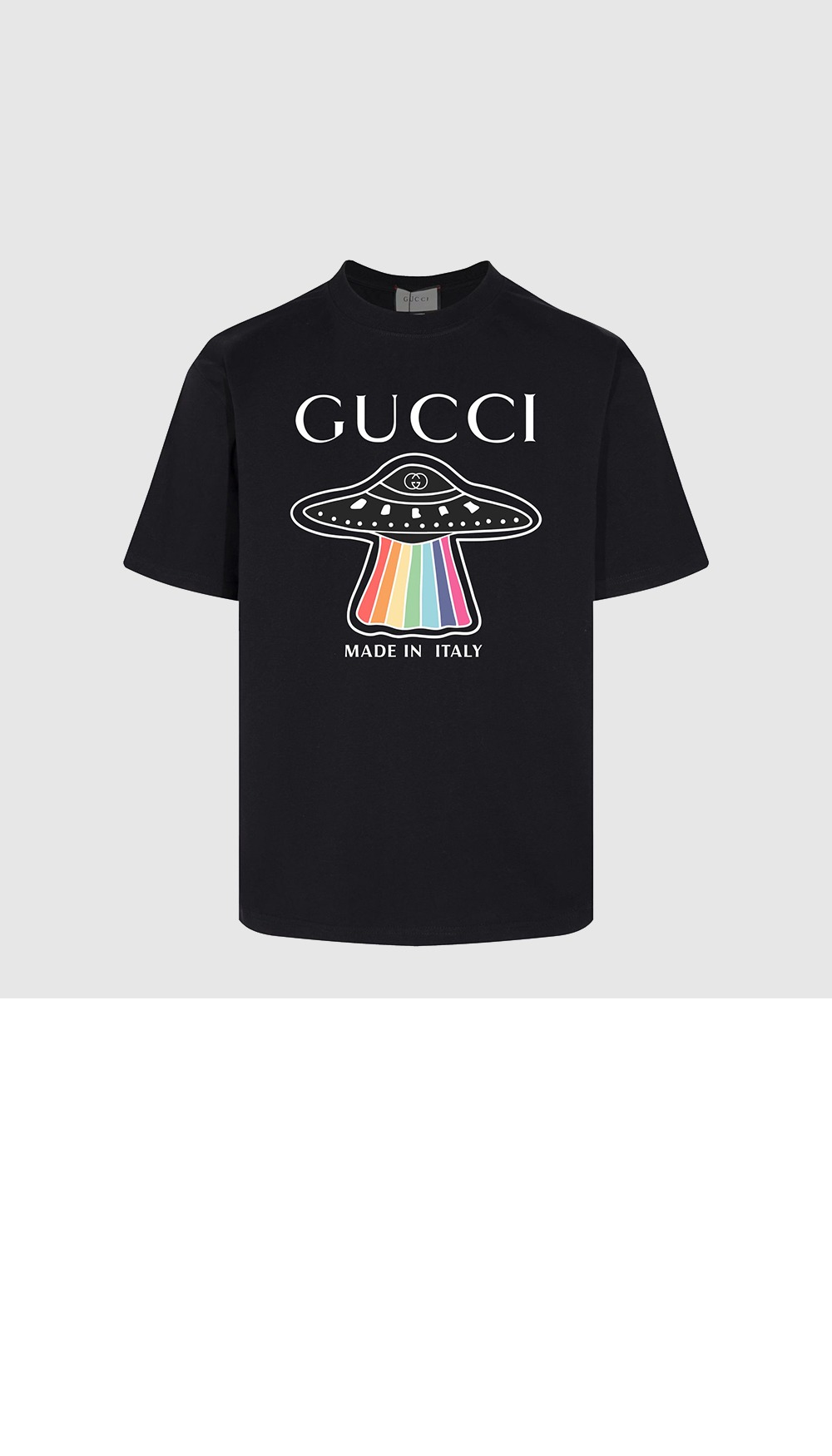 구찌 프린트 면 티셔츠