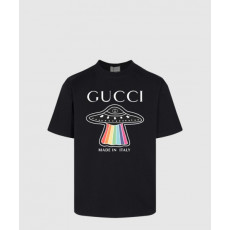 구찌 프린트 면 티셔츠