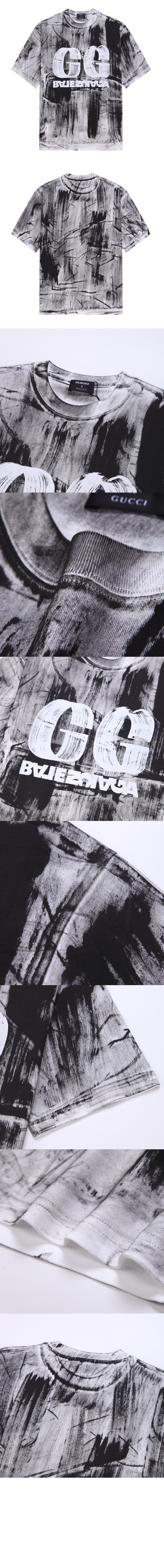 구찌 로고 프린트 반팔