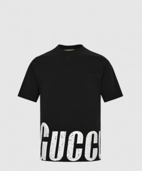 구찌 프린트 면 티셔츠