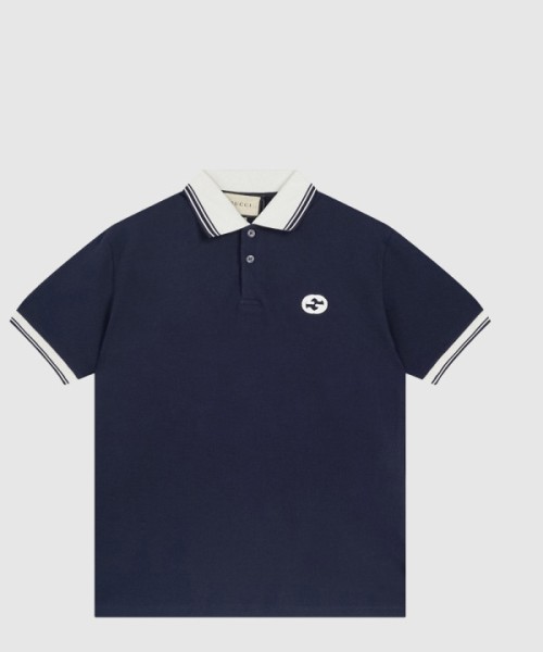 구찌 면 폴로 셔츠