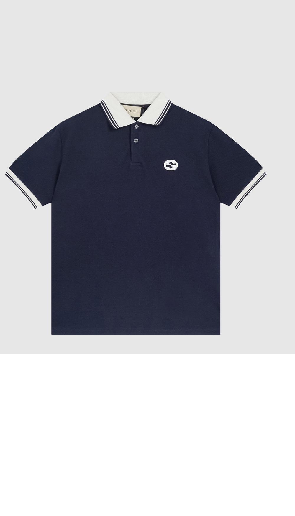 구찌 면 폴로 셔츠