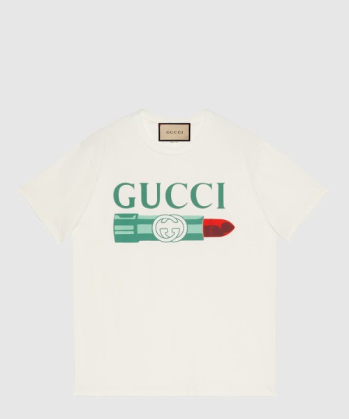 구찌 로고 프린트 반팔