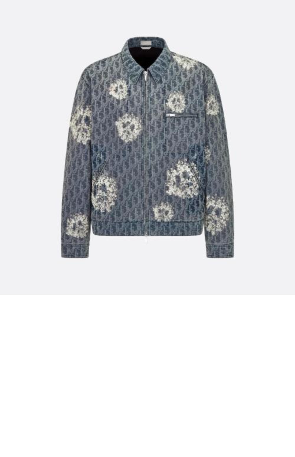 디올 로고 프린트 재킷