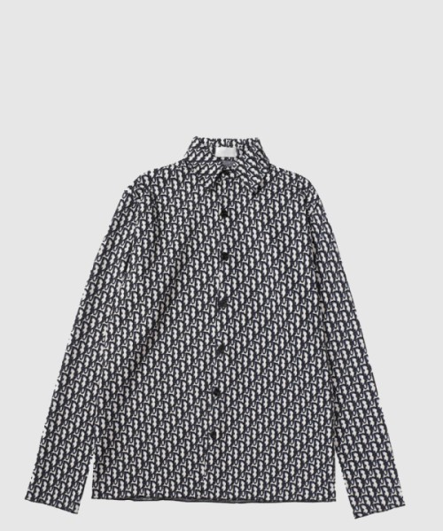 디올 로고 셔츠