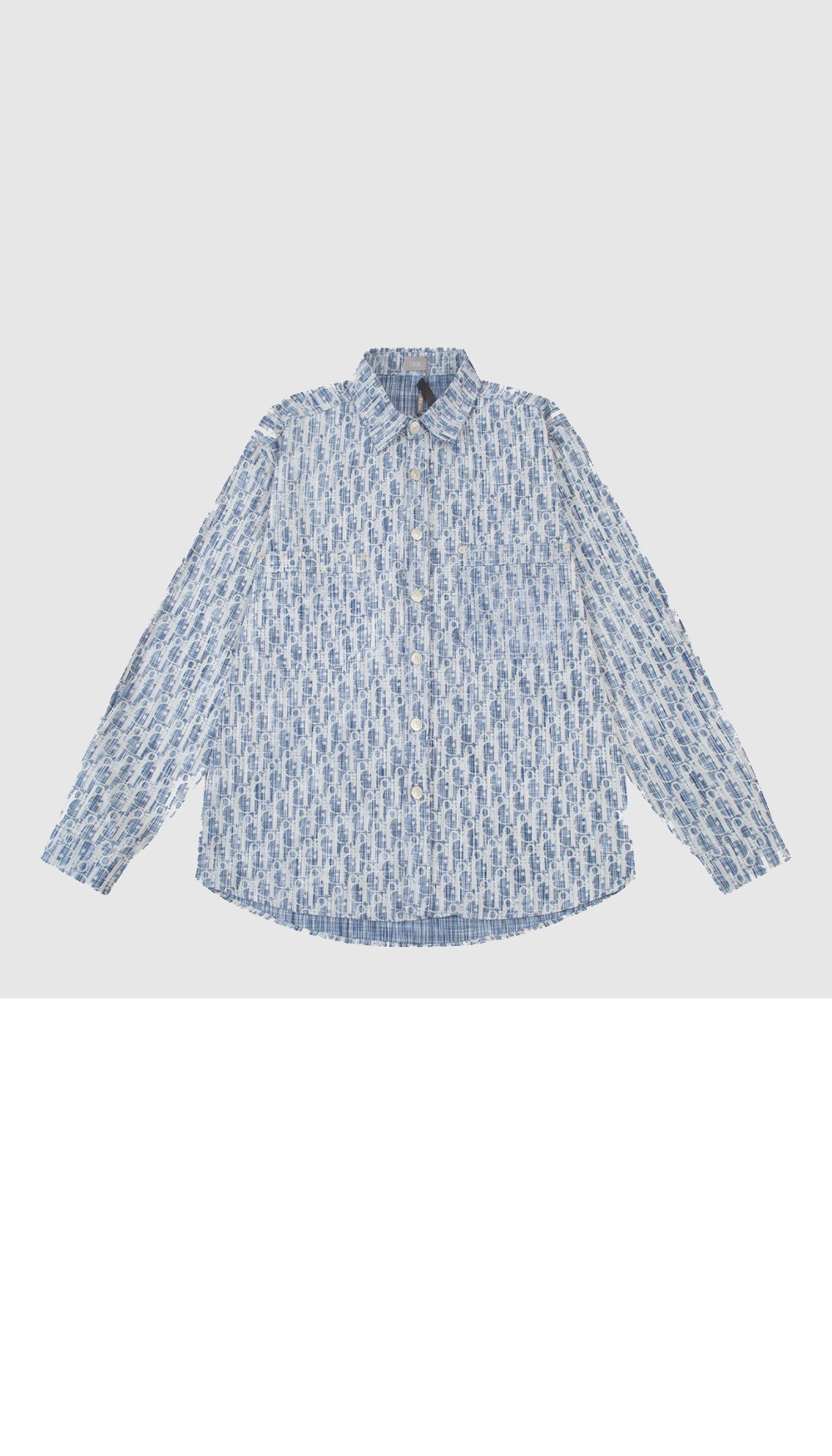 디올 로고 셔츠