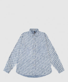 디올 로고 셔츠