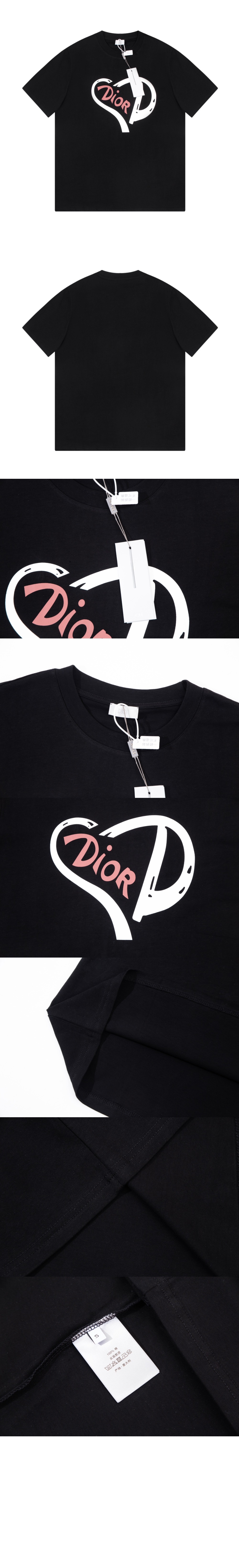 디올 플라워 코튼 톱