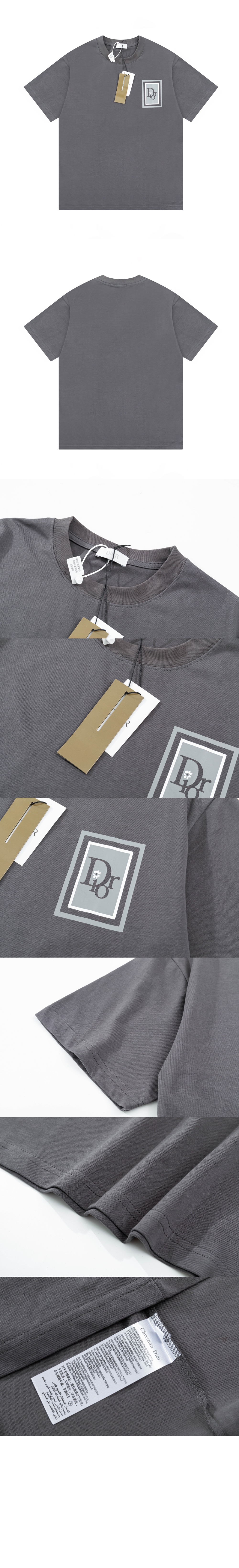 디올 로고 프린트 셔츠 톱