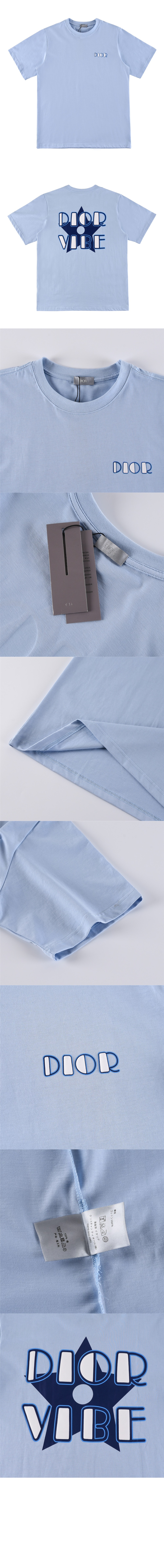 디올 플라워 코튼 톱