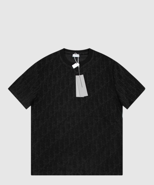 디올 로고 프린트 반팔