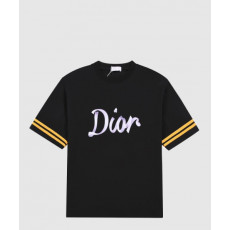 디올 로고 프린트 반팔