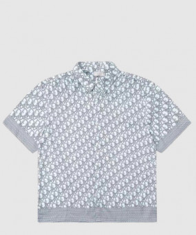 디올 로고 프린트 셔츠 톱