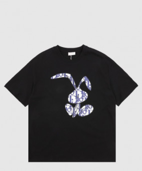 디올 플라워 코튼 톱