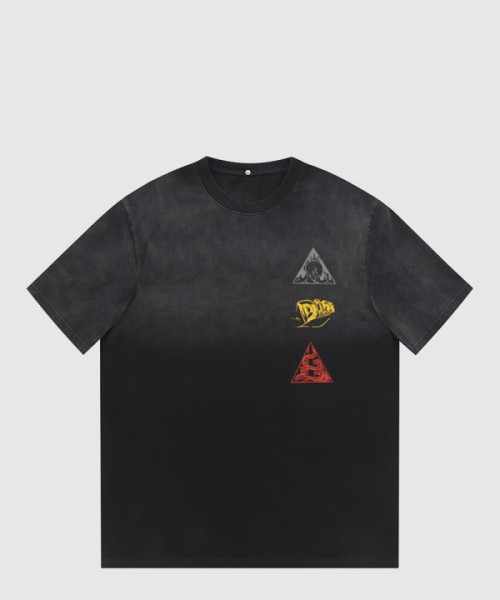 디올 로고 프린트 반팔