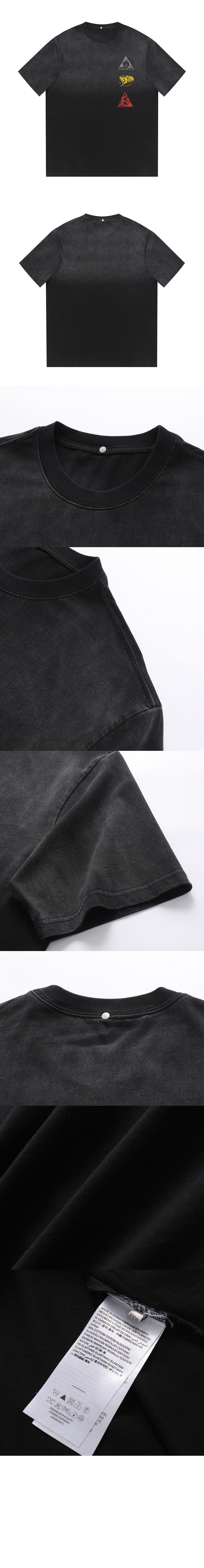 디올 로고 프린트 반팔