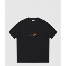 디올 로고 프린트 반팔