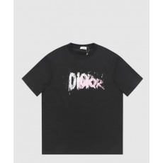 디올 로고 프린트 반팔