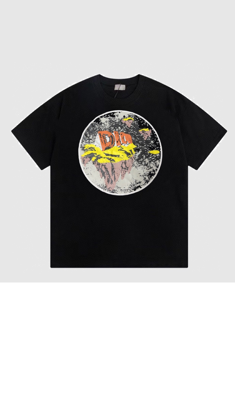 디올 플라워 코튼 톱