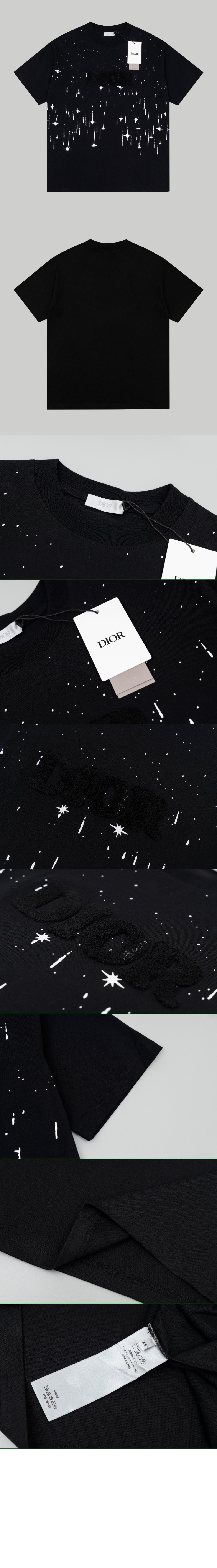 디올 플라워 코튼 톱