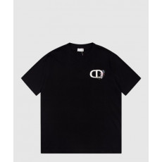 디올 로고 프린트 반팔