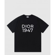 디올 로고 프린트 반팔