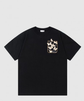 디올 로고 프린트 반팔