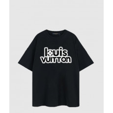 루이비통 로고 프린트 반팔