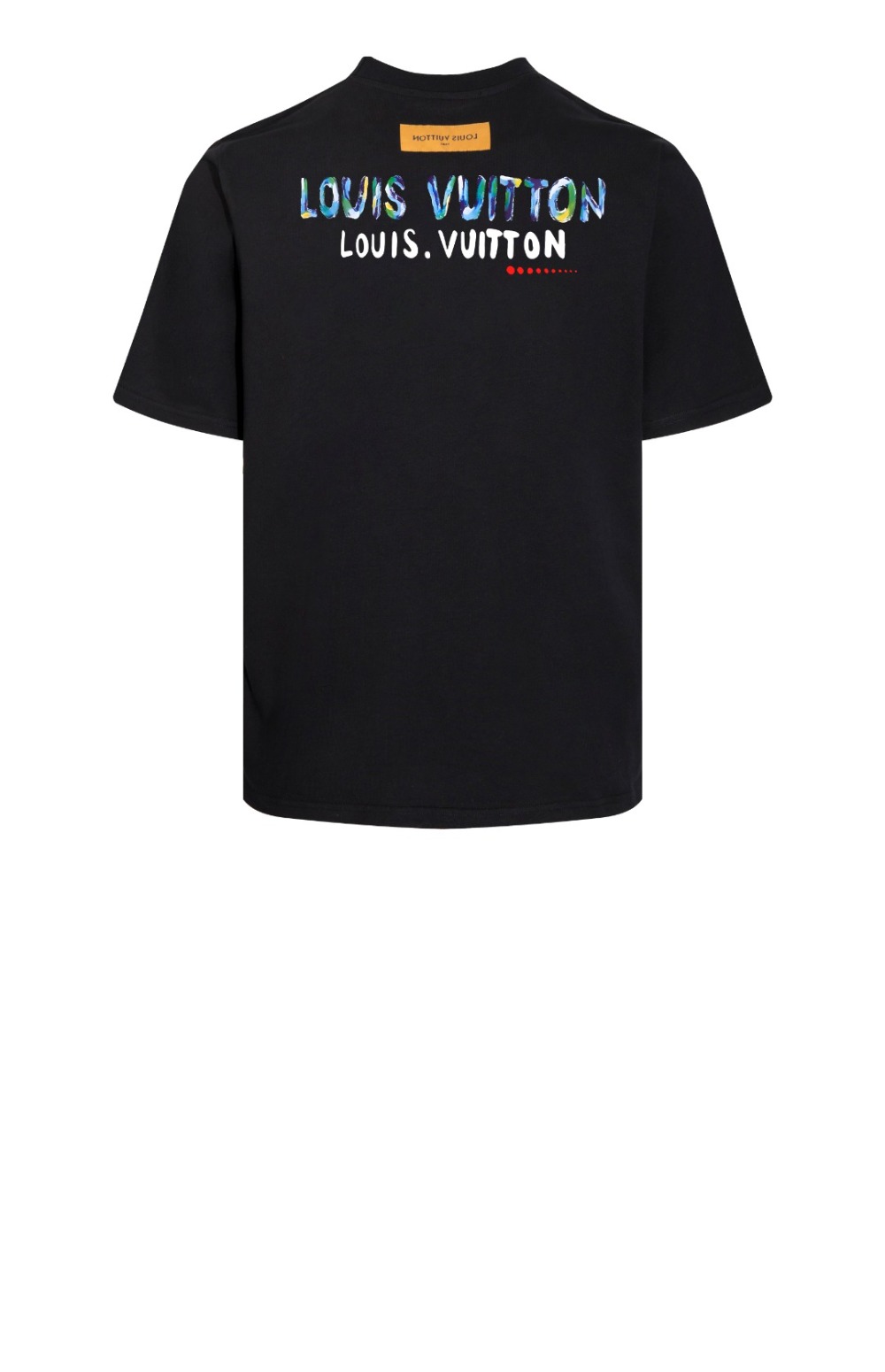 루이비통 로고 프린트 반팔