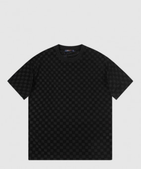 루이비통 로고 프린트 반팔