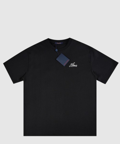 루이비통 로고 프린트 반팔