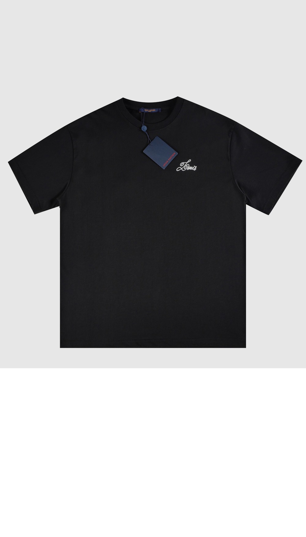 루이비통 로고 프린트 반팔