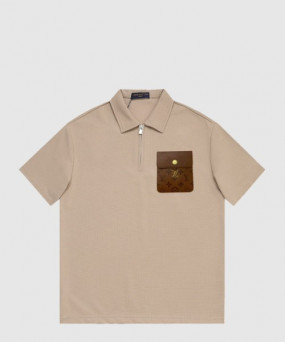 루이비통 로고 프린트 반팔