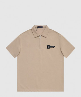 루이비통 로고 프린트 반팔