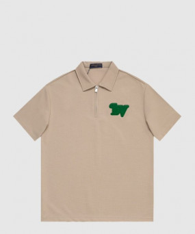 루이비통 로고 프린트 반팔