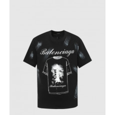 발렌시아가 로고 프린트 반팔