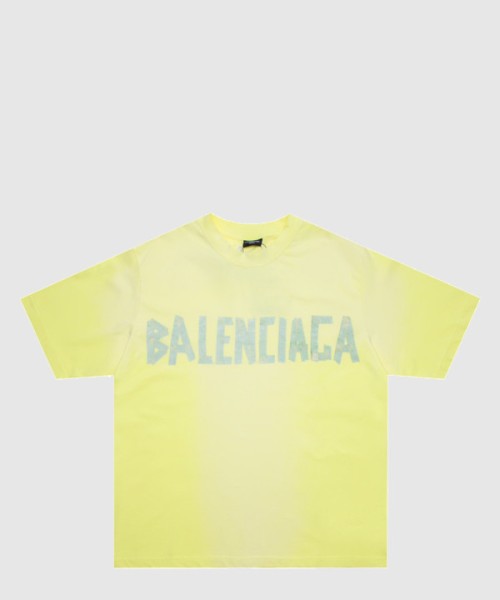 발렌시아가 로고 프린트 반팔