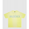 발렌시아가 로고 프린트 반팔