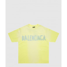 발렌시아가 로고 프린트 반팔