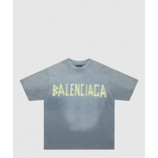 발렌시아가 로고 프린트 반팔