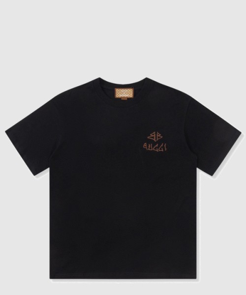 발렌시아가 로고 프린트 반팔