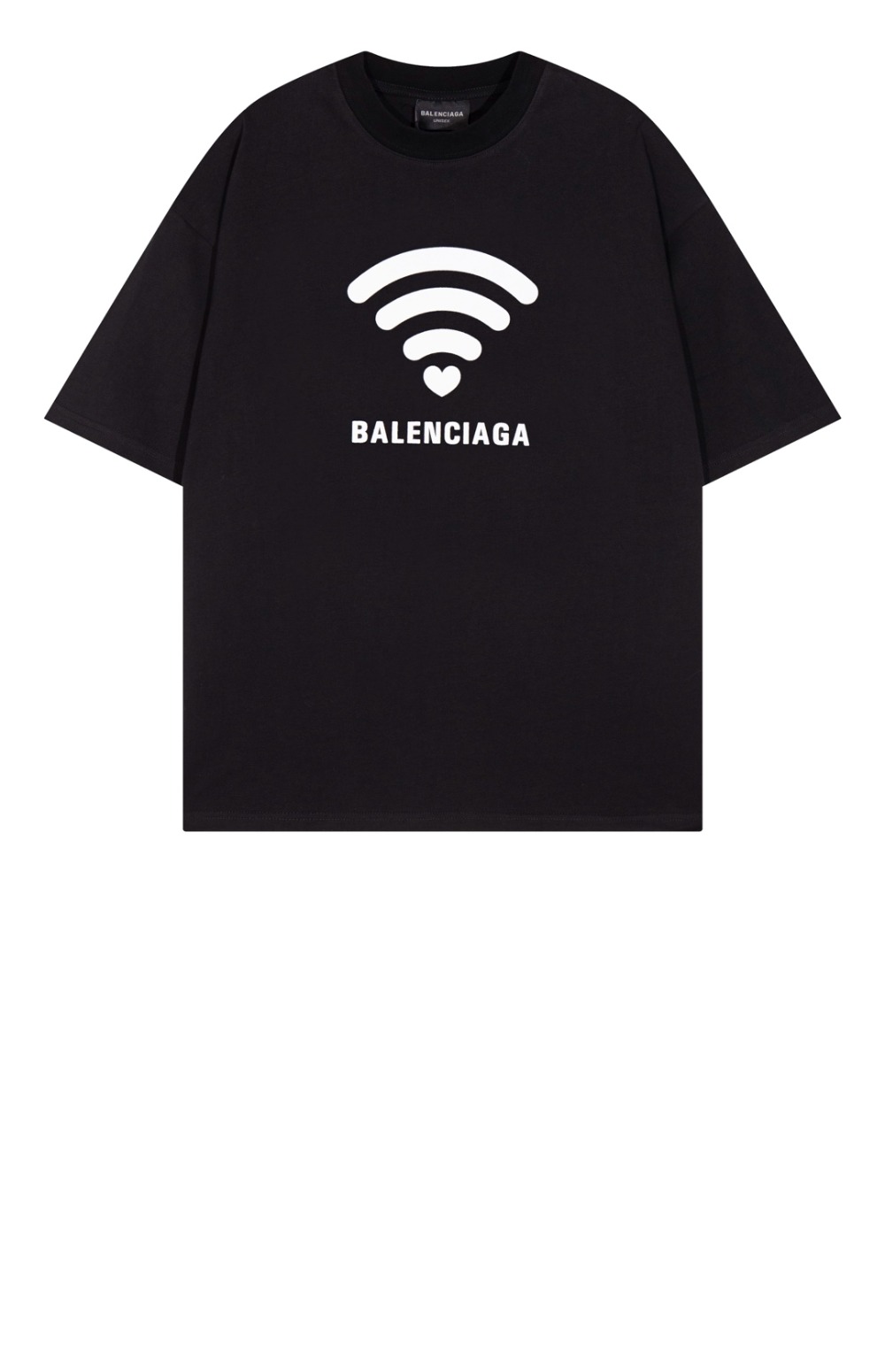 발렌시아가 고 프린트 반팔