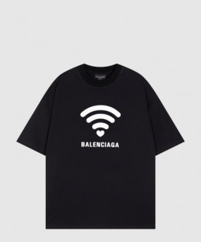 발렌시아가 고 프린트 반팔