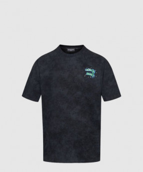 발렌시아가 로고 프린트 반팔