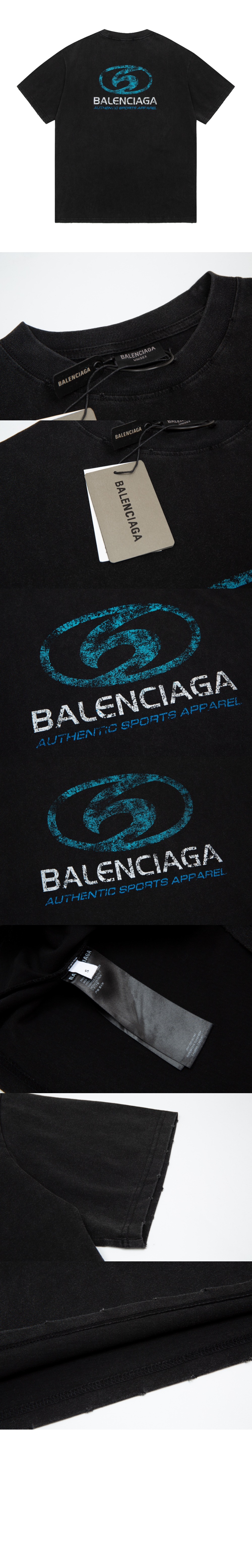 발렌시아가 플라워 코튼 톱