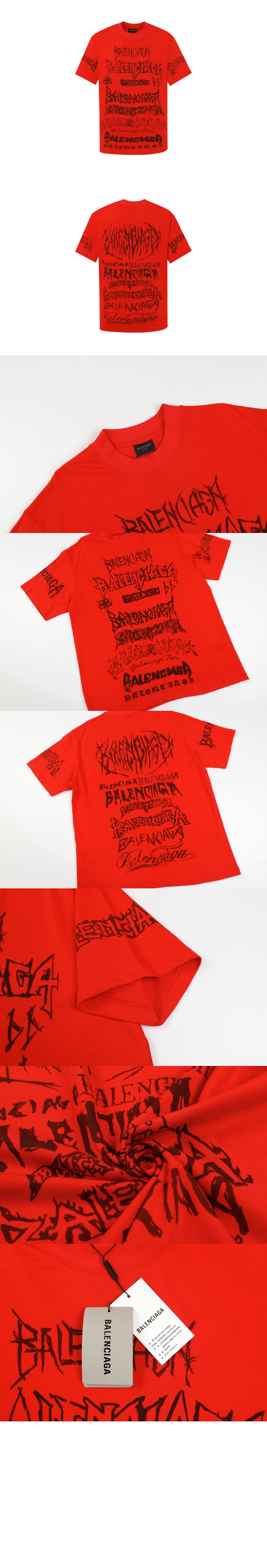 발렌시아가 플라워 코튼 톱